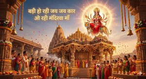 बड़ी हो रही जय जय कार ओ रही मंदिरवा माँ भजन